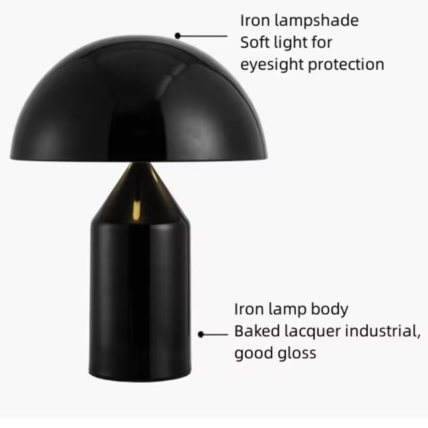 โคมไฟตั้งโต๊ะ สไตล์นอร์ดิก Nordic style table lamp Metal LED E27x2 IP20