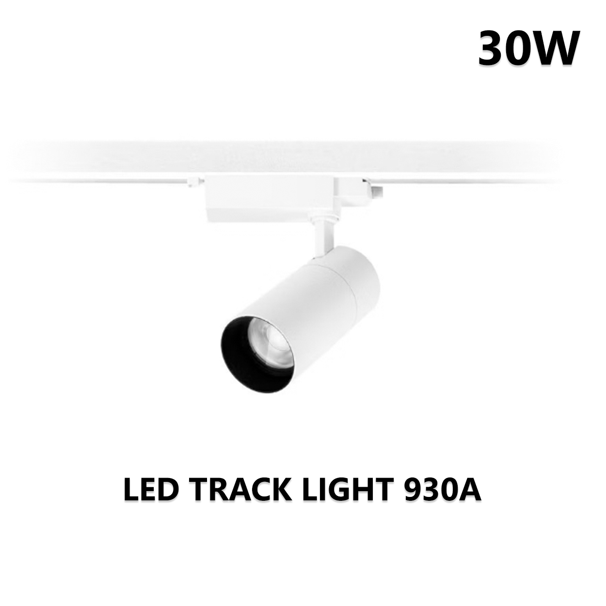 โคมไฟแทรคไลท์ LED Track light Aluminum + PC Optical lens IP20