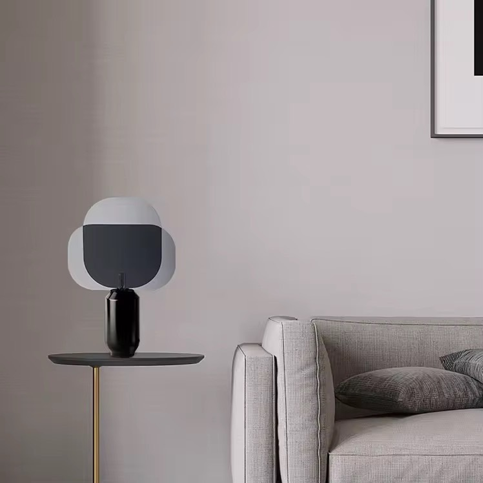 โคมไฟตั้งโต๊ะ สไตล์นอร์ดิก Nordic style table lamp Metal + Acrylic LED G9x1 P20