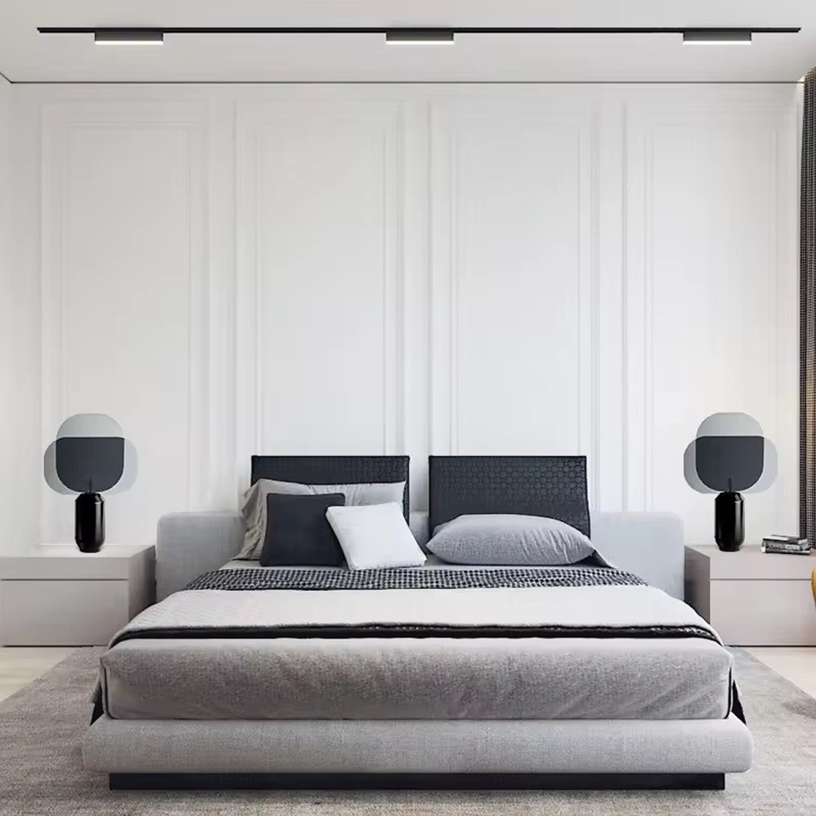 โคมไฟตั้งโต๊ะ สไตล์นอร์ดิก Nordic style table lamp Metal + Acrylic LED G9x1 P20