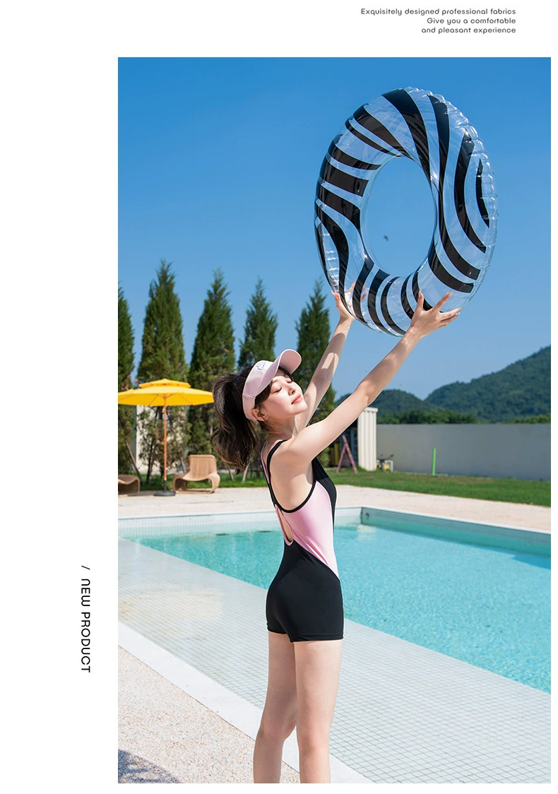 ชุดว่ายน้ำ วันพีชขาสั้น ไม่โป้ สไตล์เกาหลี