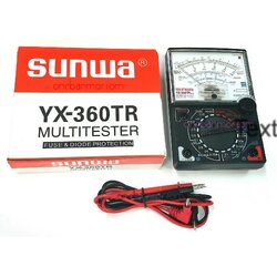 SUNWA YX-360TR E-B มิเตอร์วัดไฟเป็นมัลติมิเตอร์แบบเข็ม Analog Multimeter มีเสียงบัดเซอร์