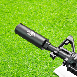 กระบอกไฟปลายปืน (Black Water) โลหะเกลียวซ้าย 14 มิล (SHB)