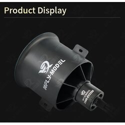 XFly Galaxy 70mm 12-Bladed 6S EDF System with 2860-kv2200 Inrunner Brushless Motor