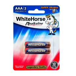 ถ่านม้าขาว SUPER Alkaline AAA/2