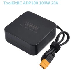 ToolkitRC ADP100 20V 5A 100W 50-60HZ XT60 AC To DC Power Adapter สำหรับจ่ายไฟให้เครื่องชาท