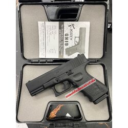 แบลงค์กัน KUZEY GLOCK19 FULL MARKING สีดำ 1 แม็กกาซีน