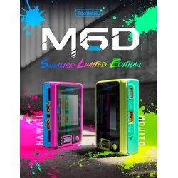 ToolkitRC M6D 500W 15A High Power DC Dual Smart Charger Discharger for 1-6S Lipo LiHV Lion NiMh Pb Battery