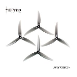 HQProp J75 7X5X3 Light Grey (2CW+2CCW) ใบพัด 7นิ้ว 1ถุง 4ใบ