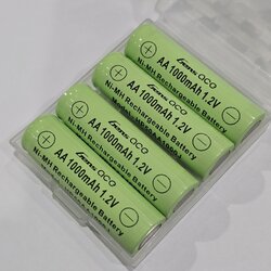 ถ่านชาร์จ Gens ACE AA 1000mAh 1.2V สำหรับรถราง รถกระป๋อง หรือ ใช้งานทั่วไป