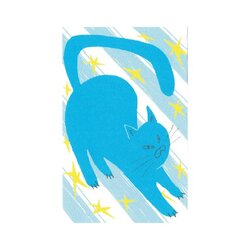 Blue Cat Memo Pad