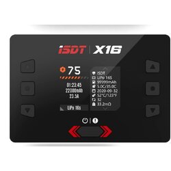 ISDT X16 Lipo Charger,1100W 20A Dual Channel Lipo Charge and Discharge Cycle Balance 2~16S Batteries เครื่องชาร์จแบตโดรนเกษตร