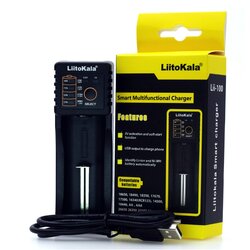 เครื่องชาร์จ LiitoKala Lii-100 เครื่องชาร์จถ่าน Li-ion 18650 18350 16340 14500 26650 Ni-MH Ni-Cd AA AAA ชาทได้ 1ช่อง