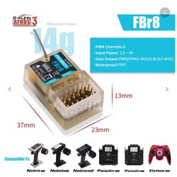 Flysky FBr8 8CH AFHDS 3 Waterproof i-BUS2 S.BUS i-BUS PPM Fit for AFHDS 3 Protocol กันน้ำจากโรงงาน