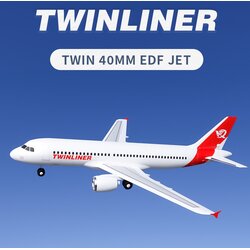 XFly Twinliner Twin 40MM EDF Jet [ในชุดไม่รวม รีโมท และ แบต]