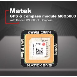 Matek Systems M8Q-5883 SAM-M8Q GPS & QMC5883L โมดูลเข็มทิศ ติดโดรน เครื่องบิน ปีกบิน
