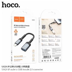 HOCO UA24 iP Male to USB-A Female2.0