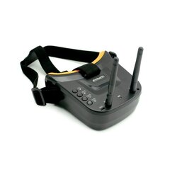 Mini FPV Goggles 5.8G 40ch VR006 แว่นโดรนพร้อมแบตในตัว สองเสารับ Diversity