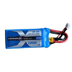 ManiaX 11.1V. 1300mAh 45C XT30 & JST