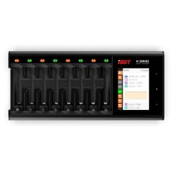 ISDT N8 8-Slot Smart Household Charger,Fast Charger for AA AAA Rechargeable Batteries