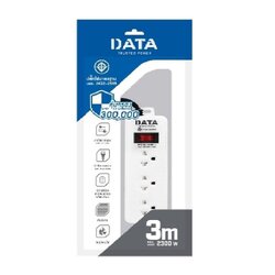 DATA รุ่น DY316M3W รางปลั๊กไฟ 3 ช่อง 1 สวิตซ์ (3M)