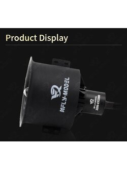 XFly Galaxy 80mm 12-Bladed 6S EDF System with 3280-kv2200 Inrunner Brushless Motor