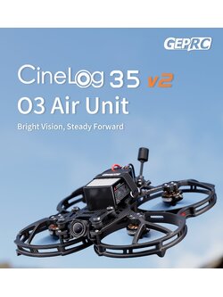 GEPRC CineLog35 V2 4-6S HD O3 , Walksnail HD , Analog FPV Drone Cinewhoop แบกกล้อง gopro ได้ ในชุดไม่มีรีซีฟ