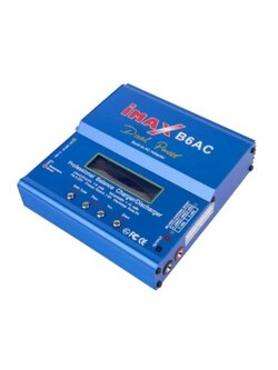เครื่องชาร์จ 6A ชาร์จลิโพได้ 1-6S IMAX B6AC 80w ชาทแบตได้หลายชิด LiPo LiFe Li-ion PB NiCd หน้าจอดิจิตอล ใช้งานงา่ย
