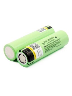 1ก้อน Liitokala Panasonic 3400mAh 18650 Li-ion 3.7v Battery NCR18650B [ขั้วแบน] Flat Top ของแท้เท่านั้น