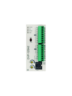 Delta PLC DVP12SA211R 8I/4O, Relay Output, 3 COM Ports (RS-232 x1, RS-485 x2), Left-side Expansion Port