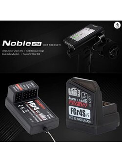 Flysky FS-FGr4 V2 / FGr4S V2 Receiver 2.4Ghz 4CH AFHDS3 Receiver for Flysky Noble FS-NB4 Transmitter