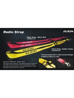 สายคล้องคอ Align Neck Strap - Cherry Red , Golden Yellow