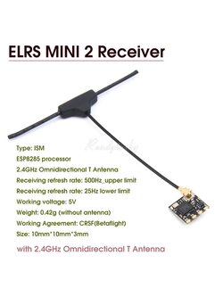 2.4GHz ELRS MINI SX1280 ExpressLRS Reciever