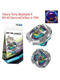 Takara Tomy ของแท้ Beyblade X BX-45 SamuraiCalibur 6-70M