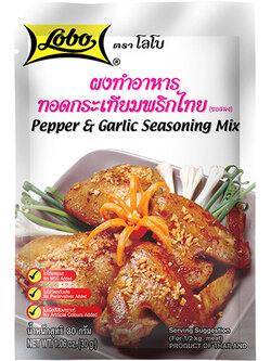 ผงทำอาหารทอดกระเทียมพริกไทย 30 กรัม