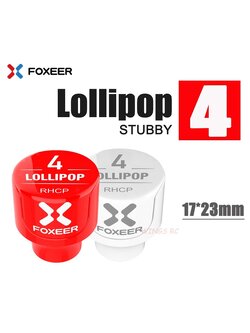 Foxeer Lollipop V4 2.5Dbi Stubby Omni FPV ตัวผู้-เมีย เสารับส่งภาพ ใส่ได้ทั้งที่แว่น และ ที่ตัวลำ