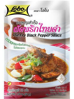 Stir-Fry Black Pepper Sauce 50 gram.
