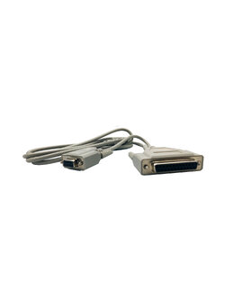 Delta PLC Accessories DVPACAB215 Program Upload/Download Cable, PC (25&9 PIN D-SUB)<->PLC / 1.5M