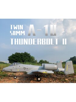 XFLY-MODEL A-10 THUNDERBOLT II TWIN 50MM 12 BLADE EDF JET PNP VERSION