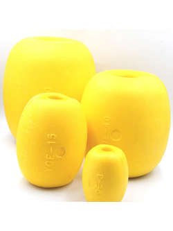 ทุ่นยาง EVA Float (Ethylene-Vinyl-Acetate) ทุ่นยาง EVA-100 ขนาด 260 x 285 x 50 295X320X70 248X265X48