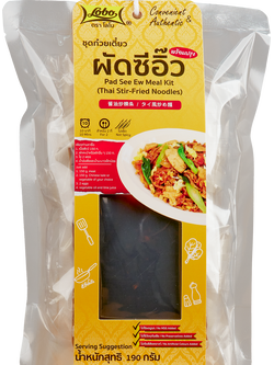 ชุดก๋วยเตี๋ยวผัดซีอิ๊วพร้อมปรุง 190 กรัม / Pad See Ew Meal Kit (Thai Stir-Fried Noodles) 190 gram.