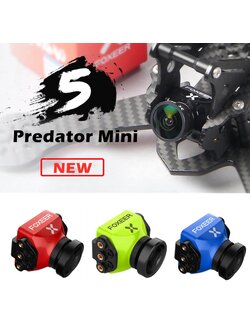Foxeer Predator 5 Racing Mini Micro Nano กล้อง FPV Camera 1000tvl 4ms Latency Super WDR FPV Camera OSD กล้องติดโดรน