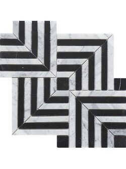 Irregular Marble (White Black)