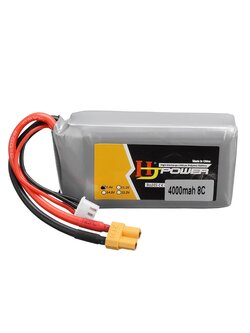 HJ POWER 2S 7.4V 4000mAh 8C แบตสำหรับใส่รีโมท และ ใช้เลี้ยงรีซีฟ