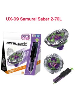 Takara Tomy Beyblade X UX-09 Samurai Saber 2-70L Starter [มีที่ชูท] @udshobby