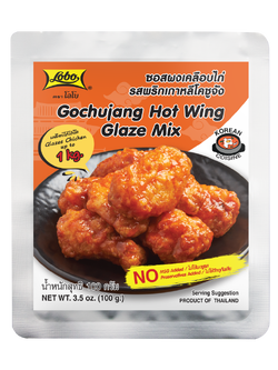 ซอสผงเคลือบไก่ รสพริกเกาหลีโคชูจัง 100 กรัม / Gochujang Hot Wing Glaze Mix 100 gram.