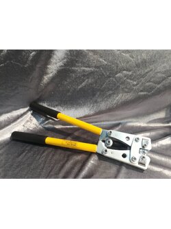 OMASTAR HHYJ-50 คีมย้ำหางปลาเปลือย 6–50 sqmm ความยาว 390 mm