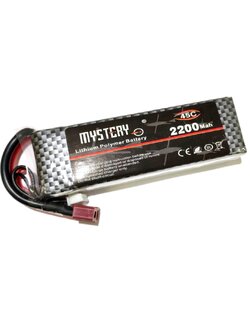 Mystery LiPo 2S 7.4V 45C T-Plug หลายขนาดความคุ 2200 3000 6000mah