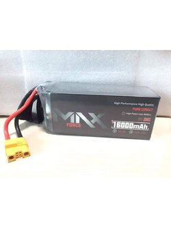 แบตเตอรี่ MAX FORCE 6S 22.2V 16000mAh XT90S แบตใส่โดรน