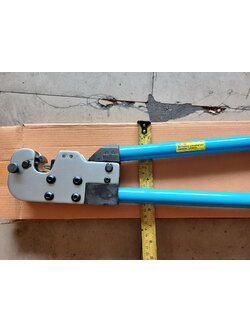 OMASTAR HHYJ-80 คีมย้ำหางปลาเปลือย 8-80 sqmm ความยาว 635 mm